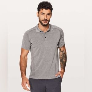 Lululemon Metal Vent Tech Polo Gray Men's Size Large